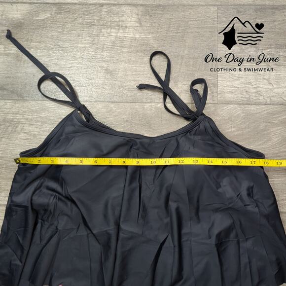 Xuanfel High Waist Floral Flonce Bikini Swimsuit Size XL - Picture 3 of 6